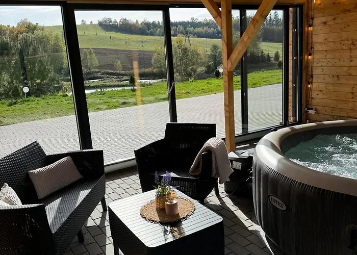 Domki Nad Stawami Z Jacuzzi I Sauna 2